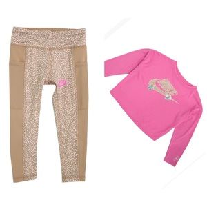 💗NWOT Nike Matching Set Girl Top & Legging Pants